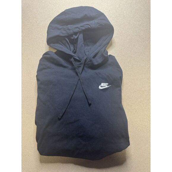 Nike Women's  Essential Hoodie Pull‎ Over Fleece  Black Sizes XL - Picture 1 of 8